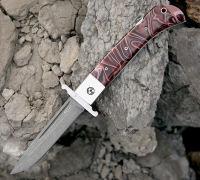 Складная Финка из булатной стали купить на сайте koval-knife.shop